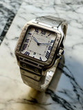 Cartier Stainless Steel 40mm Watch | Silver Chain