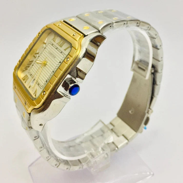 Cartier Two Tone Stainless Steel 40mm Watch