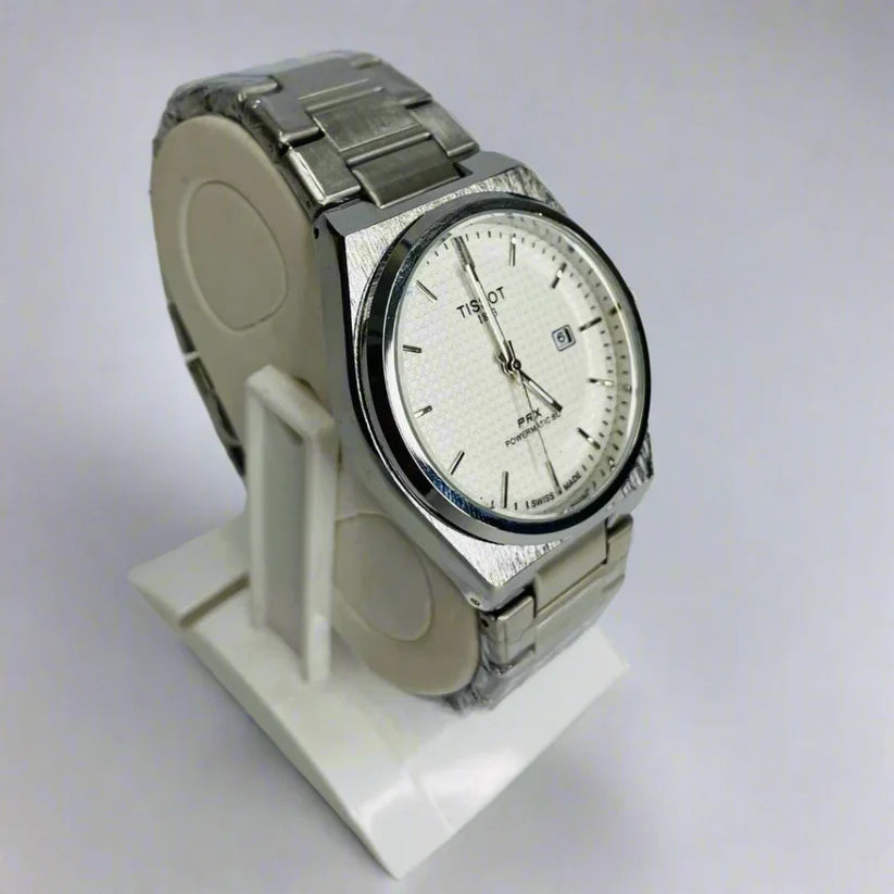 Master Quality 40mm Quartz Watch – Butterfly Lock | Stainless Steel