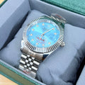 Tiffany Dial 40mm – Fluted Bezel | Jubilee Chain | Japanese Movement