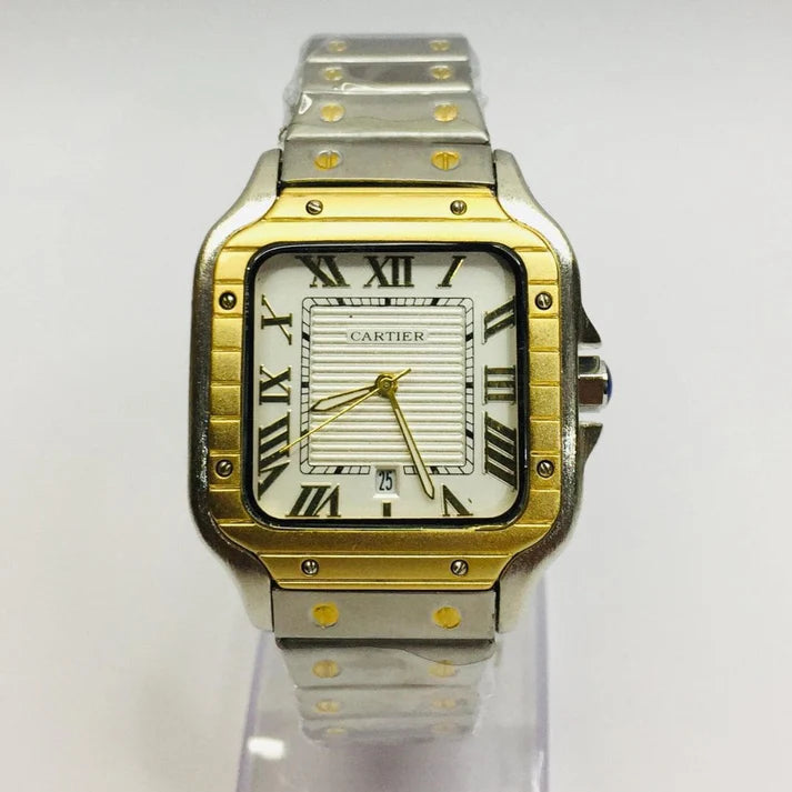 Cartier Two Tone Stainless Steel 40mm Watch