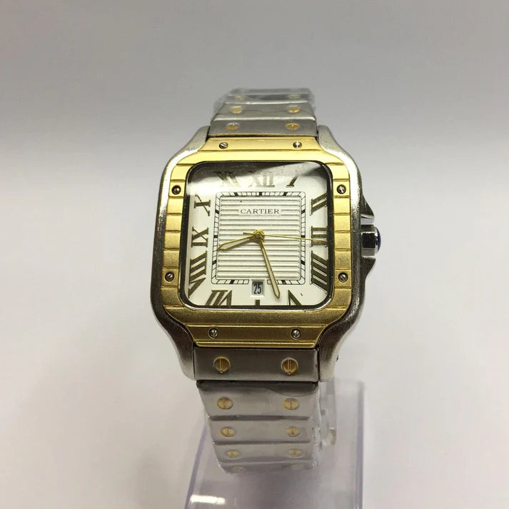 Cartier Two Tone Stainless Steel 40mm Watch