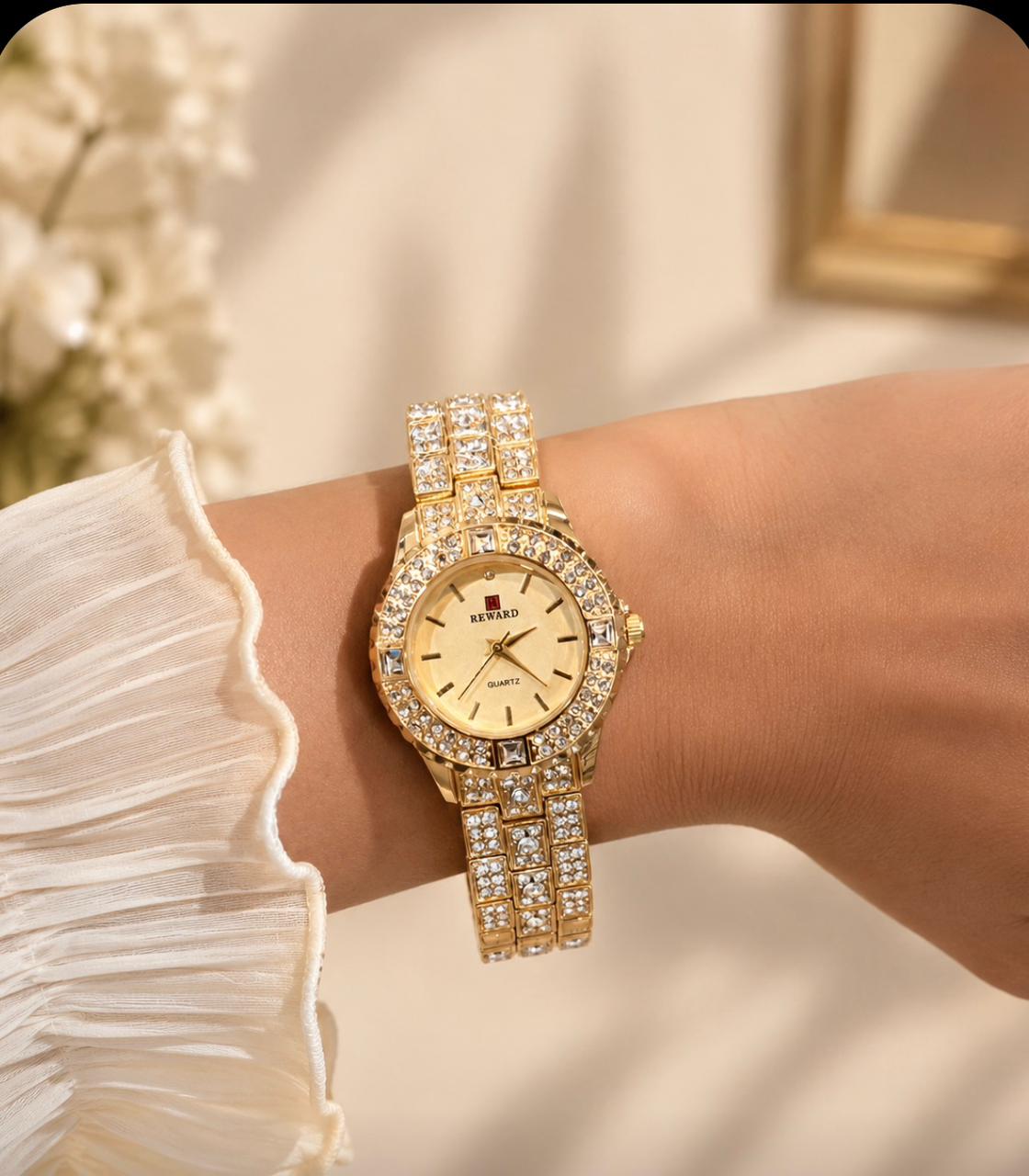 Ladies Vintage Square Stone Dial Watch – Rosegold | Sale