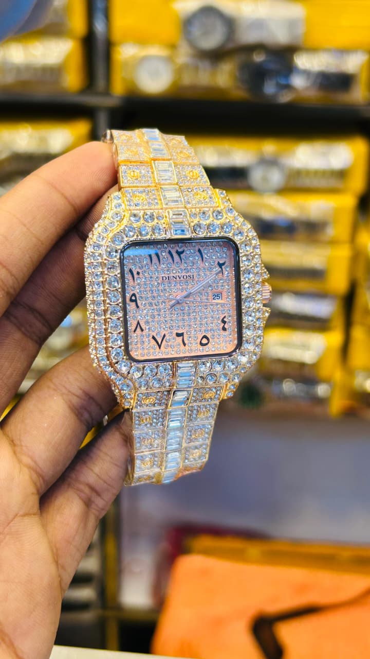 DENVOSI Ice Watch – Full Nagina | Arabic Dial | 3 Colours | Butterfly Lock | With Box