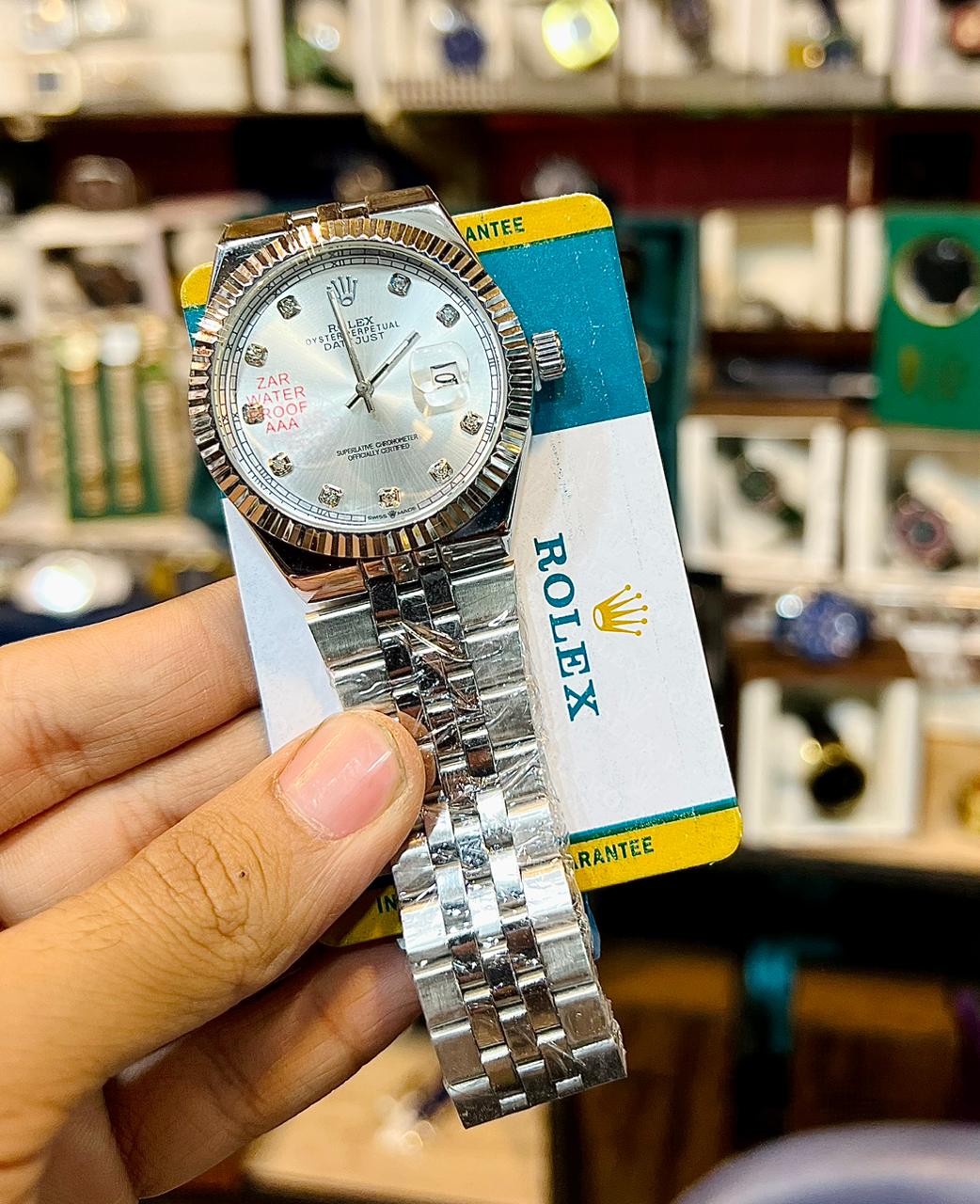 Rolex Men's Watch – Date Working | Multiple Colours | With Box