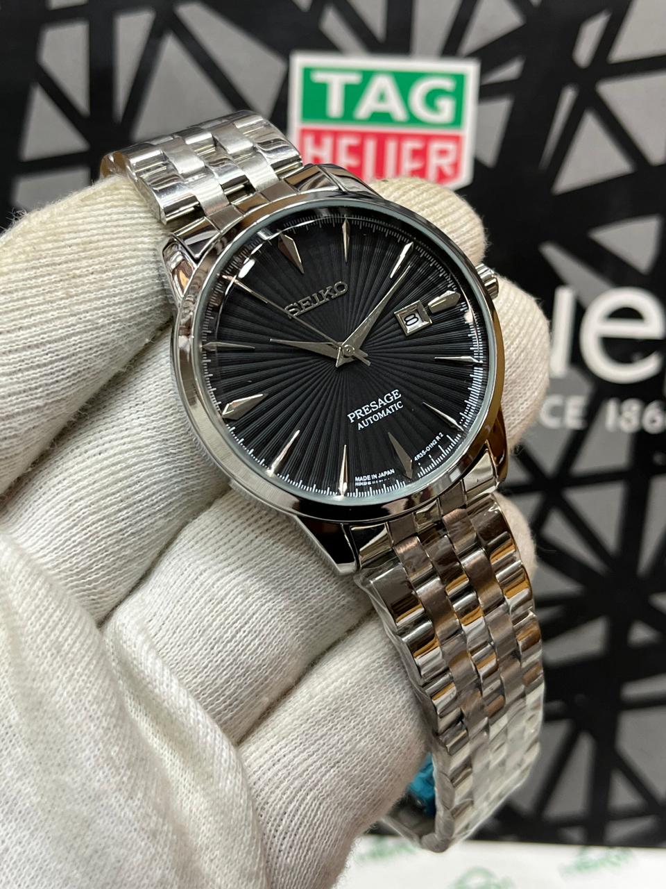 SEIKO High Quality Quartz Watch – Date Working | Butterfly Lock | Premium Finishing